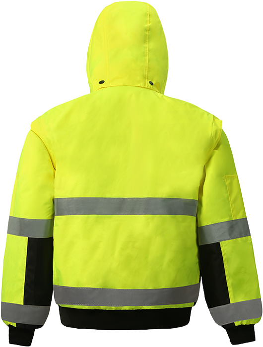 350C-3 - High Viz Reversible Bomber Jacket