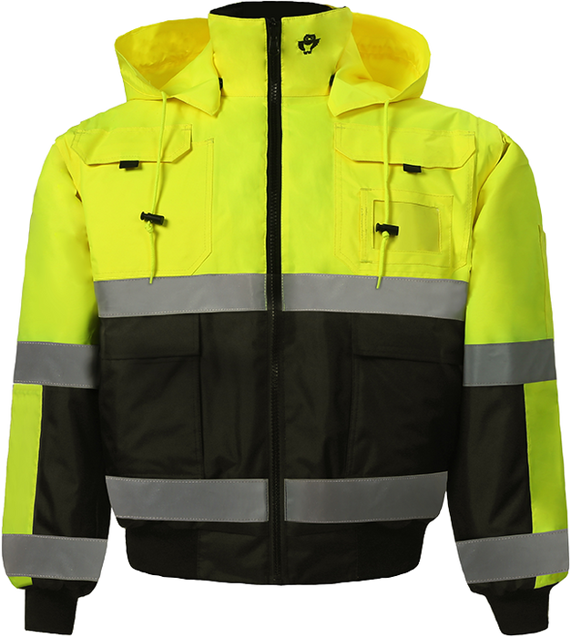 350C-3 - High Viz Reversible Bomber Jacket