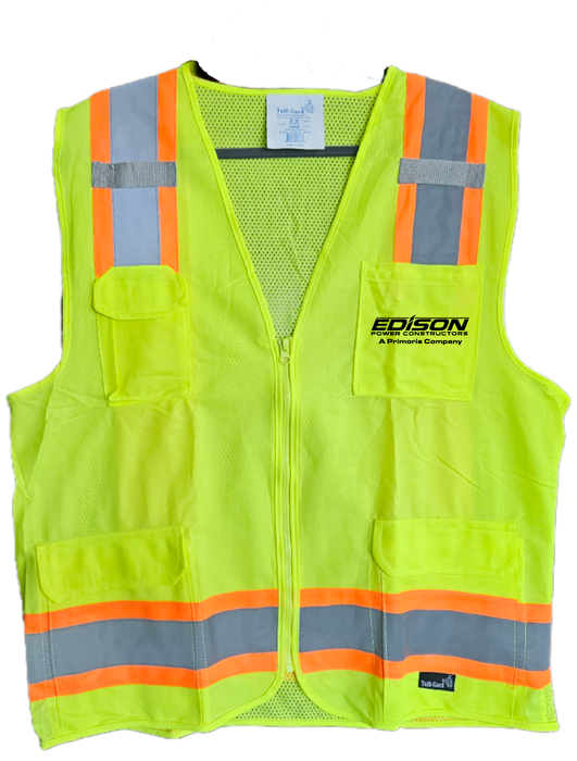 Edison 98-2981 Class II Safety Vest Lime