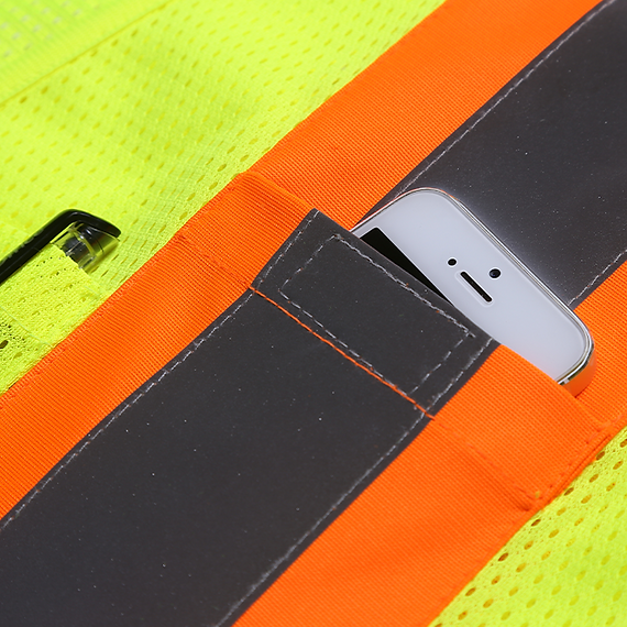 M7148C-3 - Contrast High Viz Vest