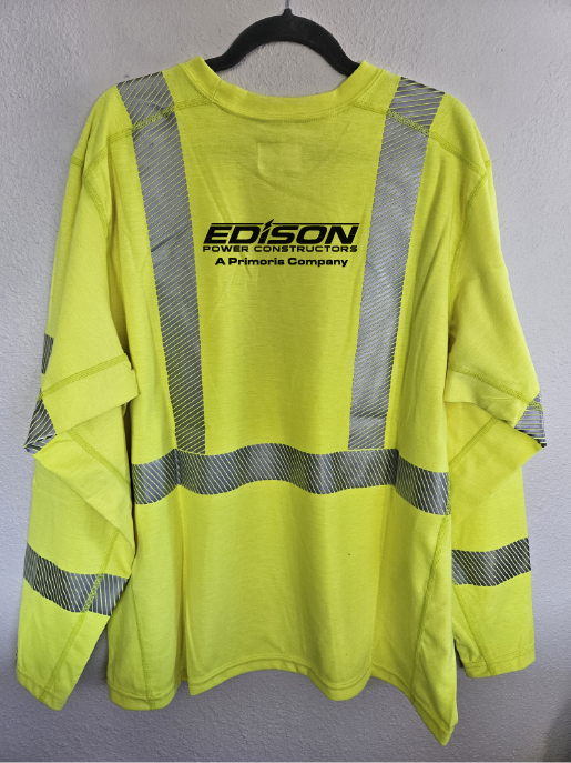 Edison Lakeland LSCAT29RT Hi-Vis Crew Shirt