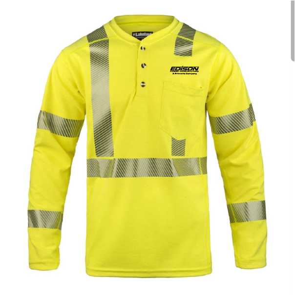 Edison Lakeland LSCAT29RT Hi-Vis Crew Shirt