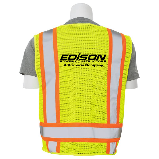 Edison 98-2981 Class II Safety Vest Lime