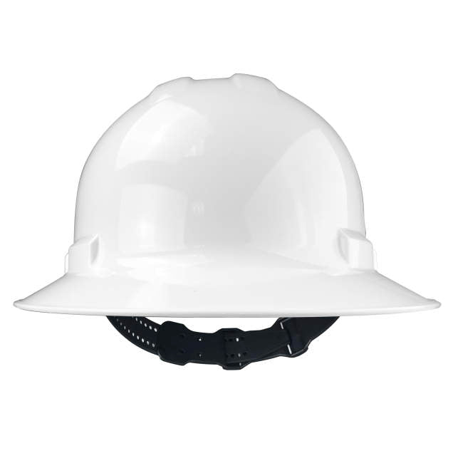 QHR4-White Full Brim Hard Hat