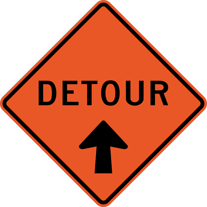 SC9(CA) DETOUR AHEAD