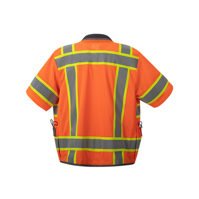 SP314C3 Class III Heavy Duty Surveyors Vest Orange