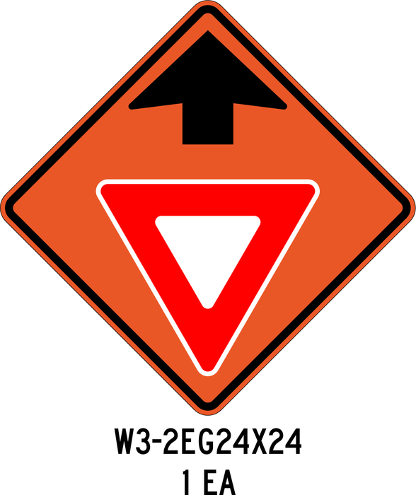 W3-2 YIELD AHEAD