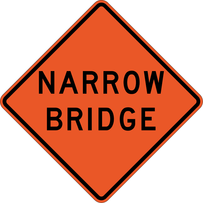 W5-2 NARROW BRIDGE