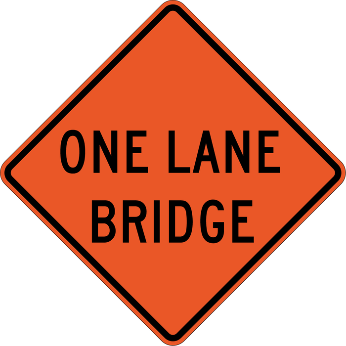 W5-3 ONE LANE BRIDGE